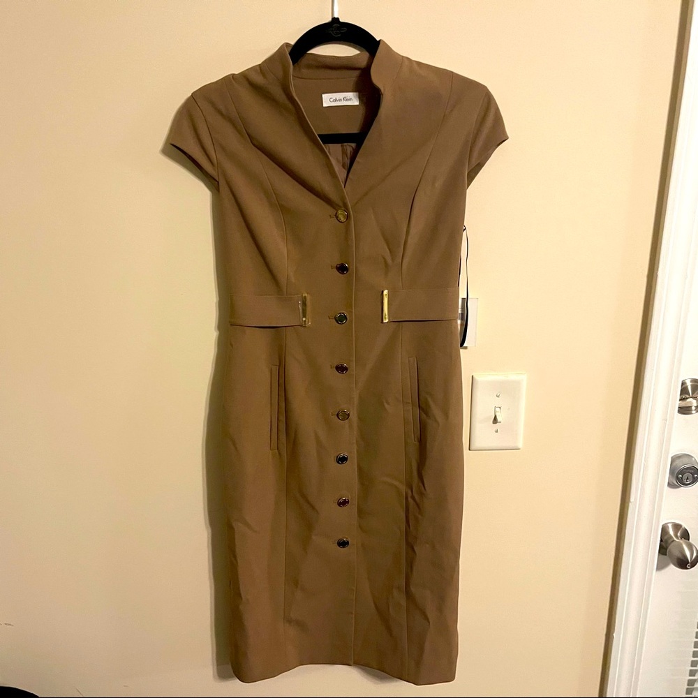 Calvin Klein Taupe Ladies dress size 2